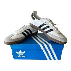 NWT Adidas Samba OG White Black Womens size 7.5/Men’s Size 6